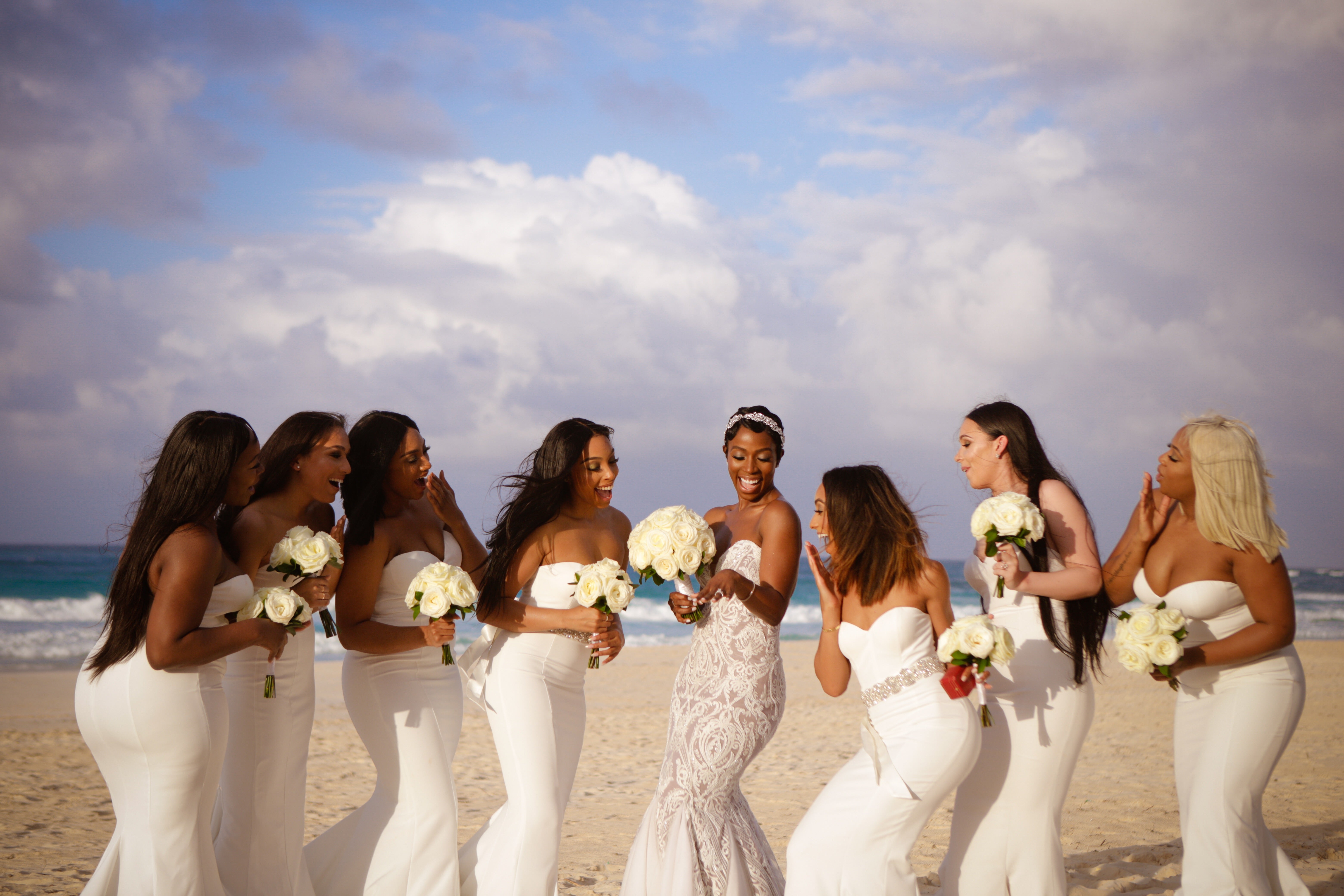 Bridal Bliss: Antonio And Alexis Brought Chic To The Beach For Their Gorgeous Wedding Day
